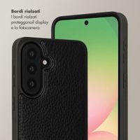 Selencia Cover per telefono Nova con cordino e portacarte Samsung Galaxy A57 (5G) - Nero