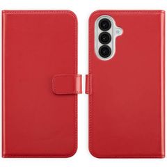Selencia Cover a libro in vera pelle Samsung Galaxy A36 / A56 - Rosso