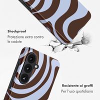 Selencia Cover Posteriore Vivid Samsung Galaxy S26 - Dream Swirl Chocolate