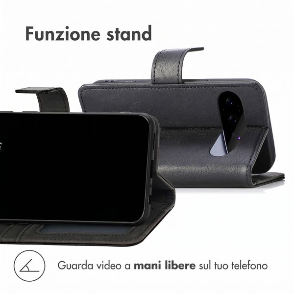 imoshion Cover a libro di Lusso Google Pixel 11 Pro - Nero