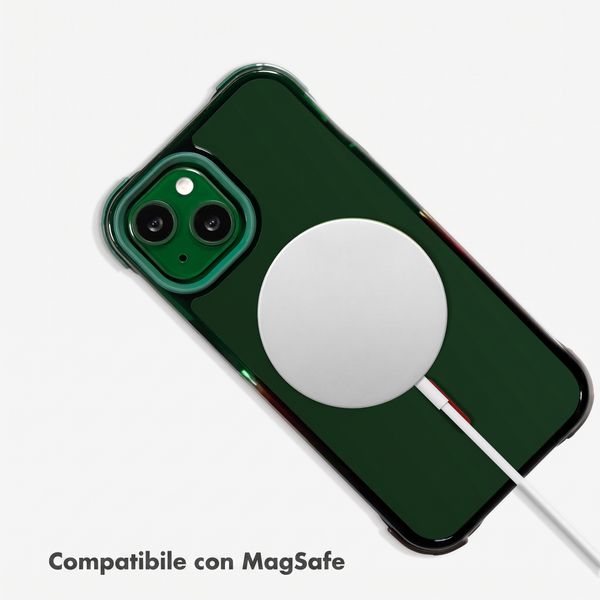 Selencia Cover MagSafe Gradient Apple iPhone 13 - Verde / Marrone