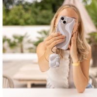 Selencia Cover posteriore Vivid con MagSafe Apple iPhone Air - Desert Waves Beige