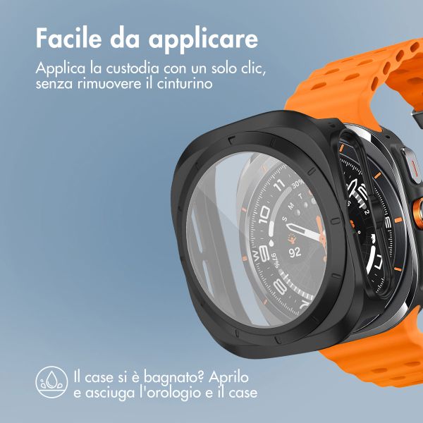 imoshion Cover rigida integrale Samsung Galaxy Watch Ultra (2024/2025) - Nero