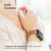 imoshion Cinturino milanese magnetico Apple Watch | 38/40/41/42 mm - Taglia S - Oro rosa
