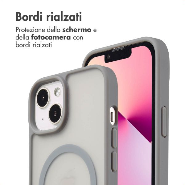 imoshion Cover posteriore Color Guard con MagSafe Apple iPhone 14 / 13 - Grigio