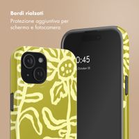 Selencia Cover Posteriore Vivid Apple iPhone 15 - Chalky Bloom