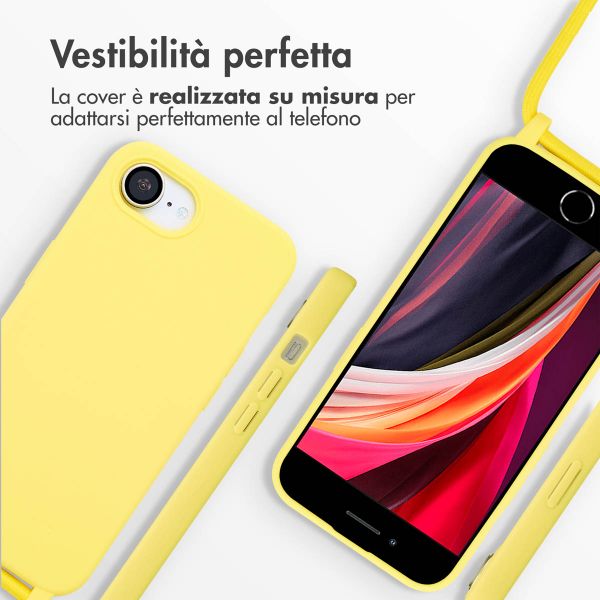 imoshion Cover in Silicone con Cordino Apple iPhone 17e / 16e - Giallo
