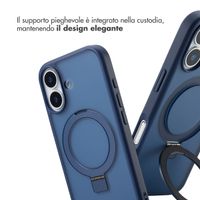 Accezz Cover con anello e supporto con MagSafe Apple iPhone 17 - Blu