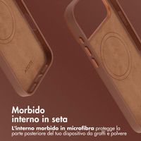 Accezz Cover in Pelle con MagSafe Apple iPhone 17 Pro Max - Sienna Brown
