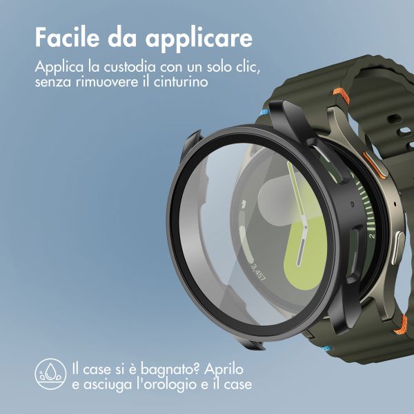 imoshion Cover rigida integrale Samsung Galaxy Watch 7 - 44 mm - Nero