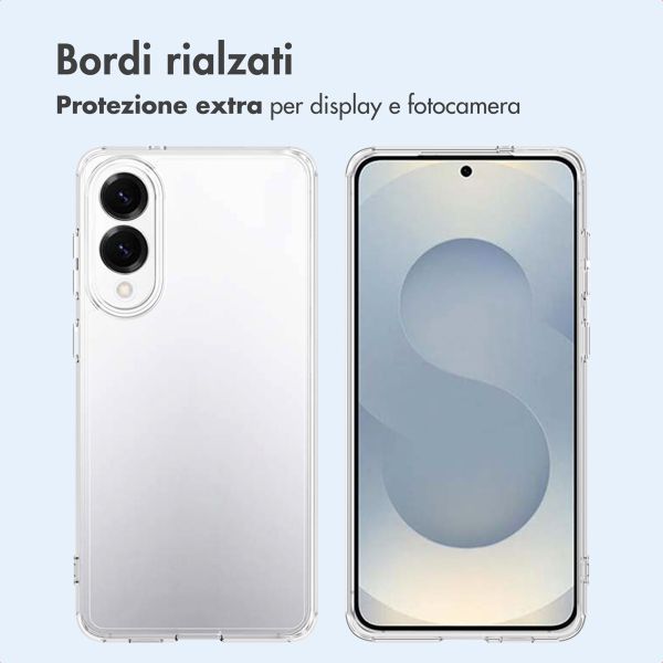 imoshion Cover posteriore protettiva Samsung Galaxy S25 Edge - Trasparente