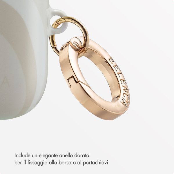 Selencia Cover Vivid  Apple Airpods 1 / 2 - Desert Waves Beige