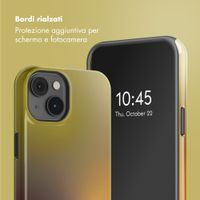 Selencia Cover posteriore Vivid con MagSafe Apple iPhone 14 - Gradient Olive Dust