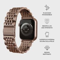Burga Cinturino in acciaio Apple Watch | 44/45/46/49 mm - Rose Gold