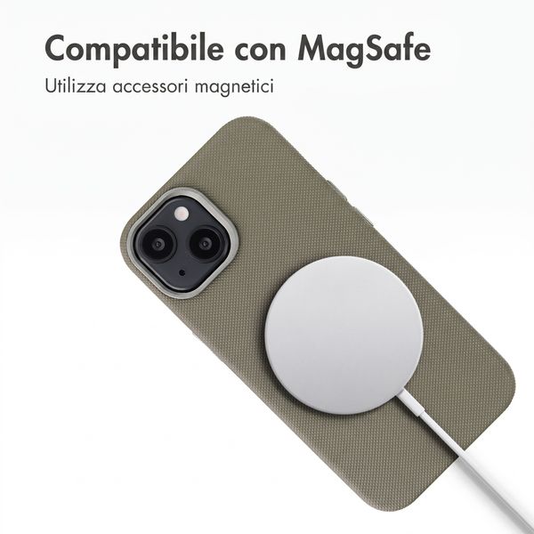 Accezz Cover Mesh con MagSafe Apple iPhone 14 / 13 - Grigio scuro