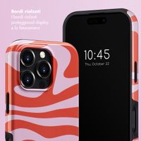 Selencia Cover posteriore Vivid con MagSafe Apple iPhone 16 Pro - Dream Swirl Pink