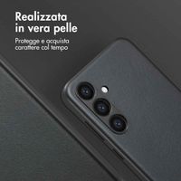 Accezz Cover in Pelle con MagSafe Samsung Galaxy S24 Plus - Onyx Black