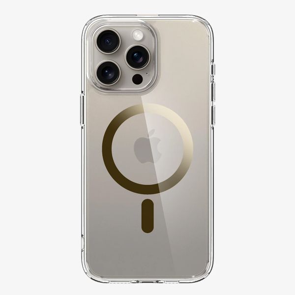 Spigen Cover Posteriore Ultra Ibrida con MagSafe Apple iPhone 15 Pro Max - Oro