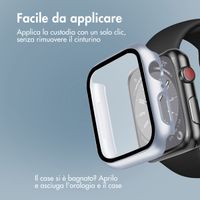 imoshion Cover rigida integrale Apple Watch 7 / 8 / 9 - 41 mm - Argento
