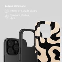 Selencia Cover Posteriore Vivid Apple iPhone 16 Pro - Art Wave Black
