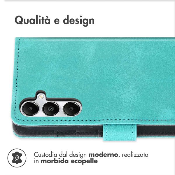 imoshion Cover a libro con Cordino Samsung Galaxy A17 (5G) / (4G) - Turchese