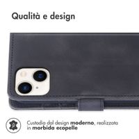 imoshion Cover a libro con Cordino Apple iPhone 15 - Nero