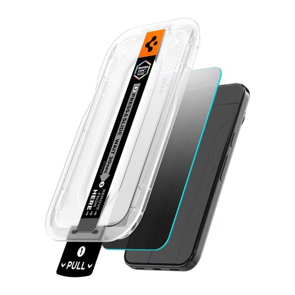 Spigen Vetro temperato privacy GLAStR EZ Fit + Applicatore - confezione da 2 Google Pixel 11 / 10