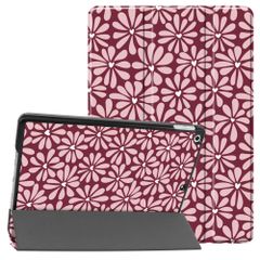 imoshion Cover Trifold Design Apple iPad 9 (2021) 10.2 pollici / iPad 8 (2020) 10.2 pollici / iPad 7 (2019) 10.2 pollici - Bloom Love Blush