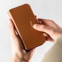 Accezz Cover in pelle 2 in 1 con MagSafe Apple iPhone 15 Pro Max - Sienna Brown