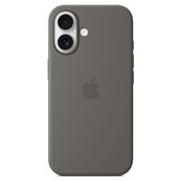 Apple Cover Posteriore in Silicone con MagSafe Apple iPhone 16 - Stone Gray