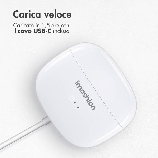 imoshion Aura Earbuds - Auricolari wireless - Auricolari Bluetooth wireless - Bianco