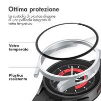 imoshion Cover rigida integrale Samsung Galaxy Watch 5 - 40 mm - Argento