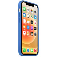 Apple Cover Posteriore in Silicone con MagSafe Apple iPhone 12 (Pro) - Capri Blue