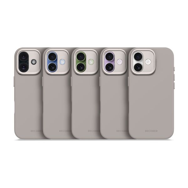 Decoded Cover in Silicone MagSafe Apple iPhone 17 - Soft Taupe
