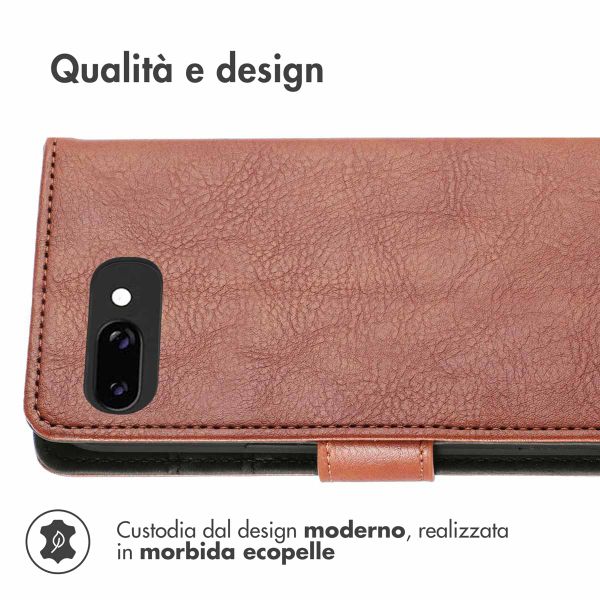 imoshion Cover a libro di Lusso Google Pixel 9A - Marrone