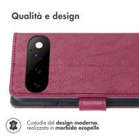 imoshion Cover a libro di Lusso Google Pixel 11 Pro - Bordeaux