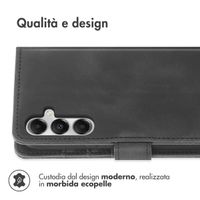 imoshion Cover a libro con Cordino Samsung Galaxy A35 - Nero