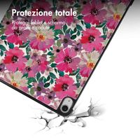 imoshion Cover Trifold Design Apple iPad Air 13 pollici (2026) M4 / (2025) M3 / (2024) M2 - Floral Water Color