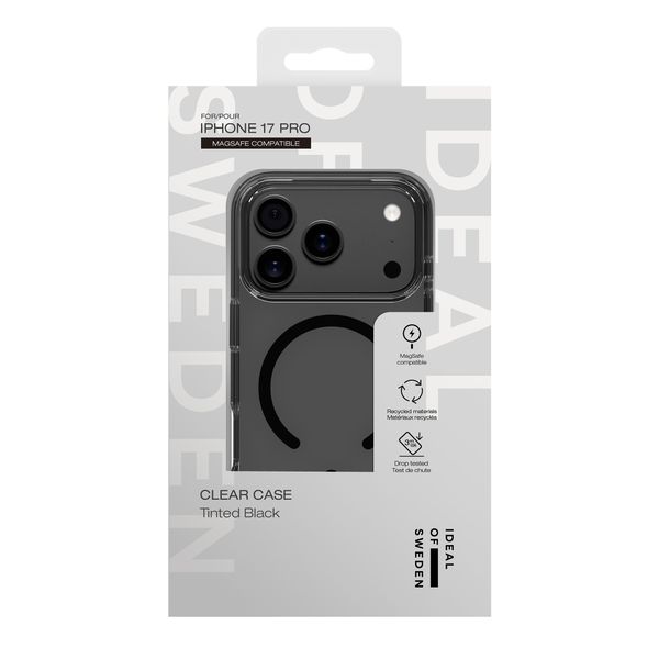 iDeal of Sweden Cover Trasparente con MagSafe Apple iPhone 17 Pro - Tinted Black