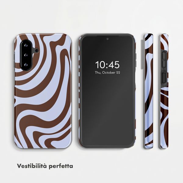Selencia Cover Posteriore Vivid Samsung Galaxy A17 (5G) / (4G) - Dream Swirl Chocolate
