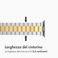 imoshion Cinturino in acciaio Apple Watch | 44/45/46/49 mm - Argento & Oro