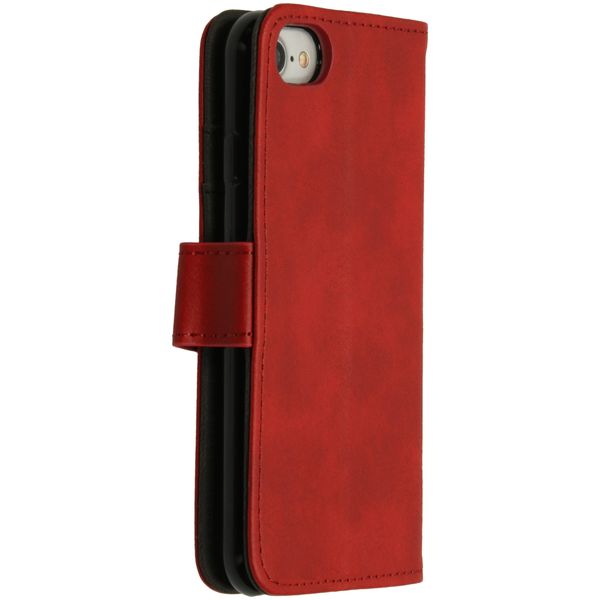 imoshion Cover a libro di Lusso Apple iPhone SE (2022 / 2020) / 8 / 7 / 6(s) - Rosso