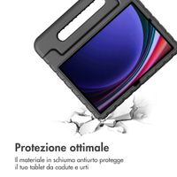 imoshion Cover Posteriore Kidsproof con Maniglia Samsung Galaxy Tab S11 / S9 11.0 pollici / S10 Lite / S10 FE / S9 FE 10.9 pollici - Nero