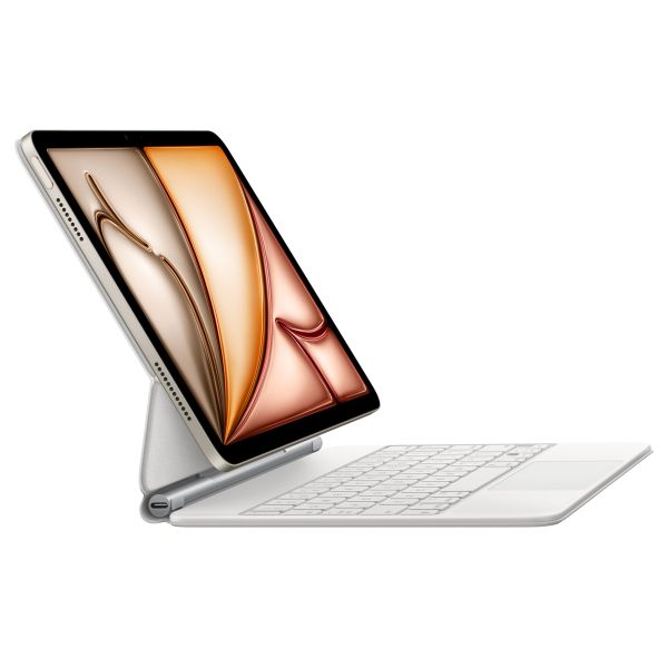 Apple Magic Keyboard Apple iPad Air 13 pollici (2026) M4 / (2025) M3 / (2024) M2 / iPad Pro 12.9 (2018/2020/2021/2022) - QWERTZ / DE - Bianco