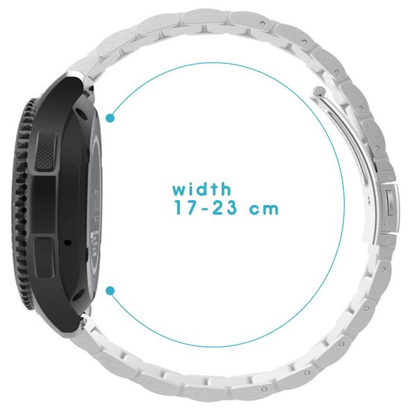 imoshion Cinturino in acciaio Samsung Galaxy Watch 4 / 5 / 6 / 7 / FE (20 mm) - Argento