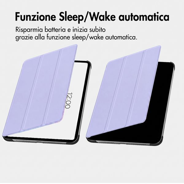imoshion Cover a libro Trifold Samsung Galaxy Tab A9 Plus - Lilla