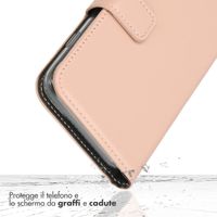 Selencia Cover a libro in vera pelle Apple iPhone 14 Pro - Dusty Pink