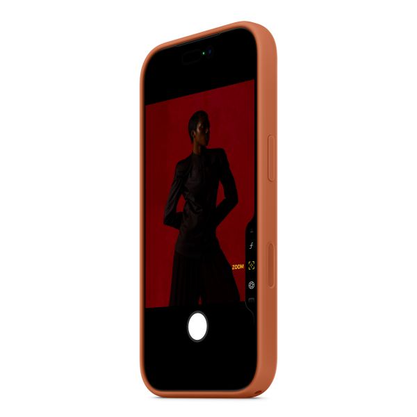 Apple Cover in silicone con MagSafe Apple iPhone 17 Pro Max - Terracotta
