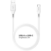 Accezz Cavo USB-C a USB – 2 metri – Bianco