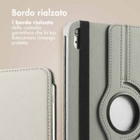 imoshion Cover Girevole a 360° Apple iPad 11 (2025) 11 pollici A16 / iPad 10 (2022) 10.9 pollici - Grigio